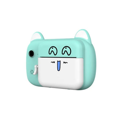 Aparat foto+ Selfie, cu Functie de Printare, Cablu USB-C, Bluetooth, Compatibil iOS/Android, Imprimare APP