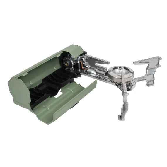 Aragaz camping pliabil, compatibil butelie spray, geanta de depozitare, verde Z-TOOLS
