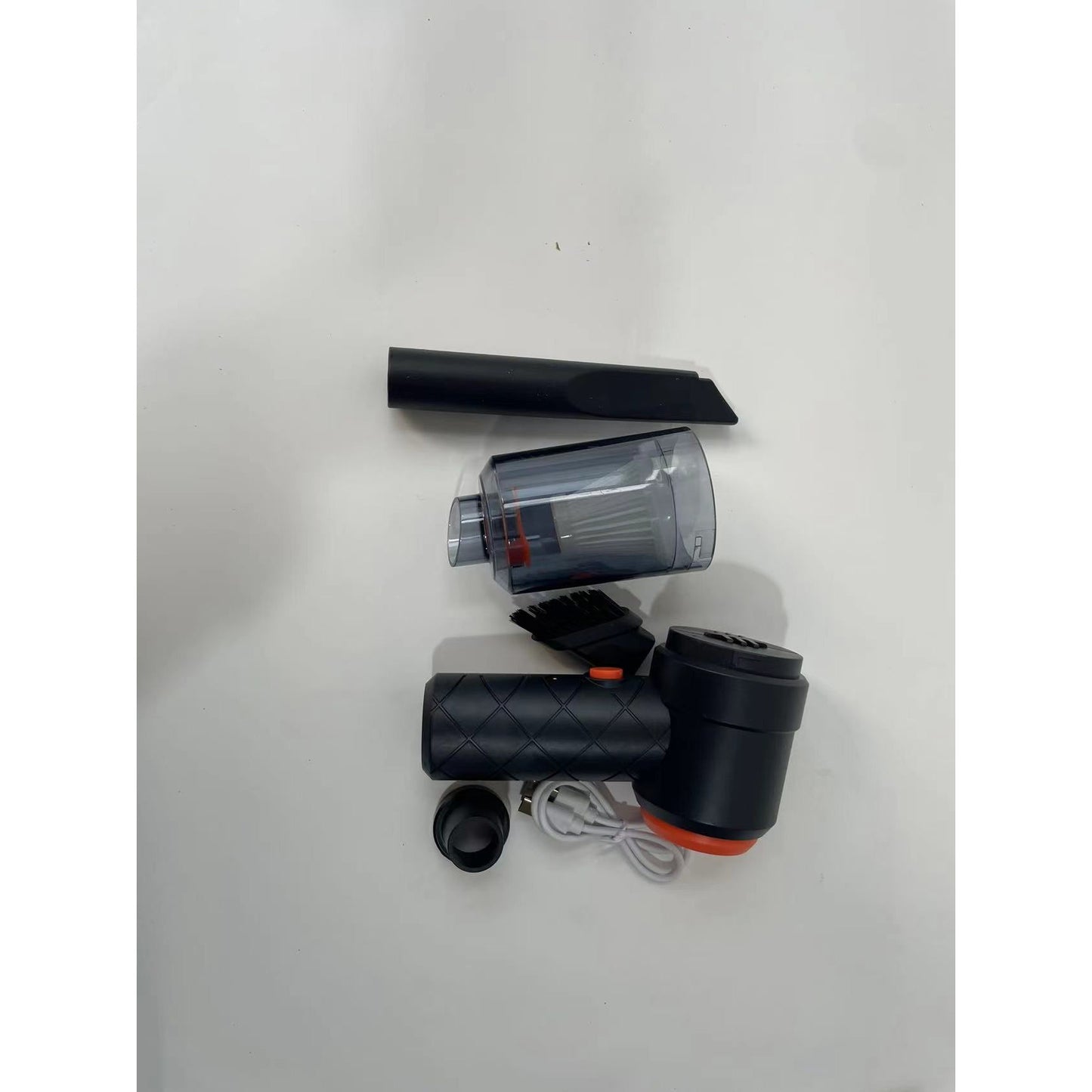Aspirator Portabil fara Fir, Tip Pistol 2 in 1, Suflare si Aspirare, Incarcare USB, Pentru Casa si Masina, Autonomie 30 min, Negru