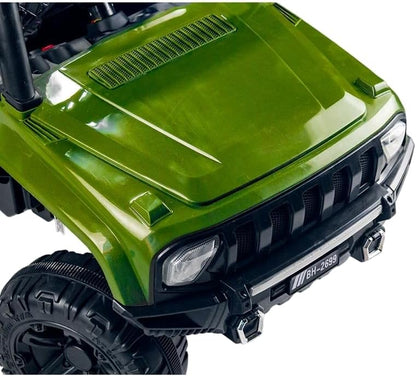 Masina electrica pentru copii, cu telecomanda, 12 V, varsta 2-7 ani, verde