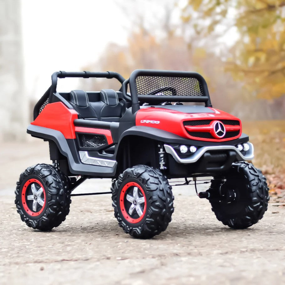 Masinuta electrica pentru copii, Mercedes UNIMOG, 4x4 140W PREMIUM