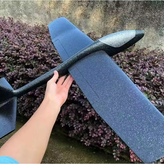 Avion Zburator, Tip Planor, 83 cm Lungime, +3 Ani, din Polistiren, Aruncare 10 - 30 m