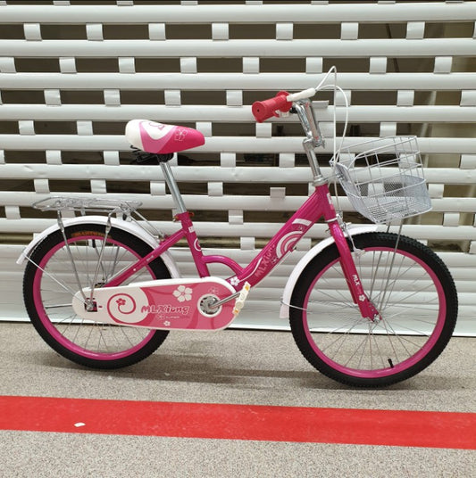 Bicicleta CARAIMAN 20G, Roz, Roti 20 inch, Pentru Varsta 6-11 ani, Roz