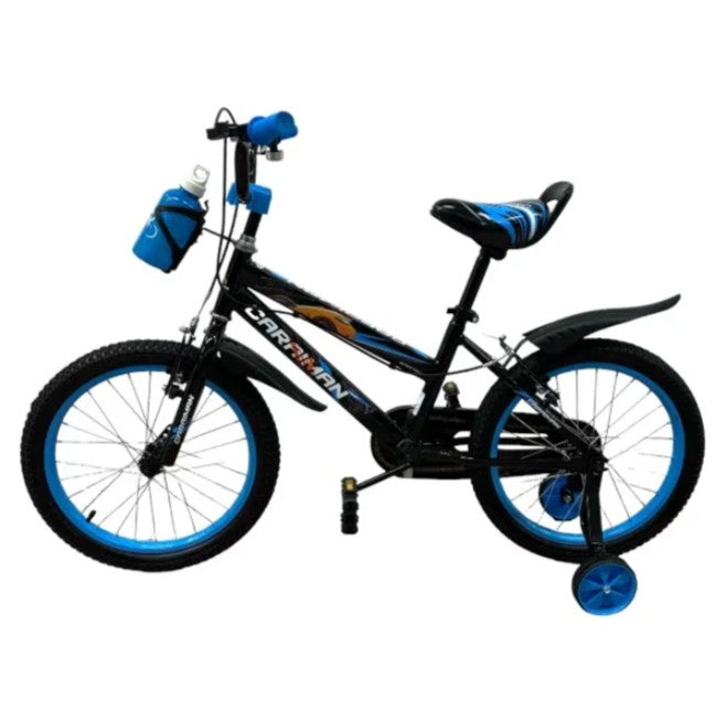 Bicicleta CARAIMAN 14J, varsta 4 - 6 ani, Roti 14" , Suport Sticla, Roti ajutatoare