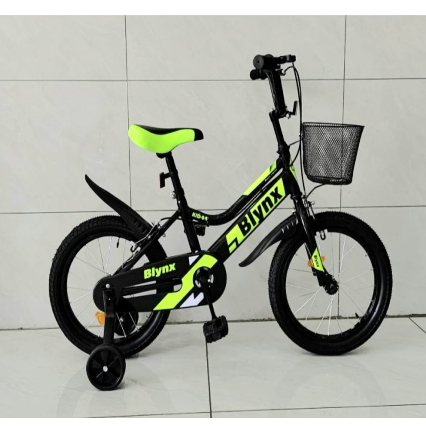 icicleta Cu Pedale , Roti Ajutatoare Ajustabile,Cric, Stop si Cosulet , 16 Inch, Varsta 5-8 Ani