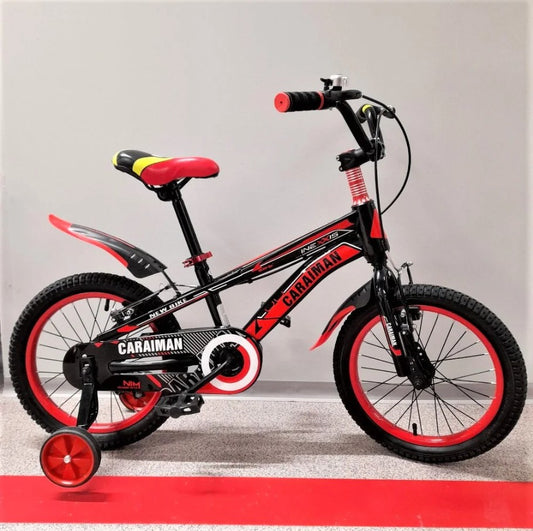 Bicicleta CARAIMAN, 12J, Roti 12 inch, Roti Ajutatoare, Varsta 3 - 5ani