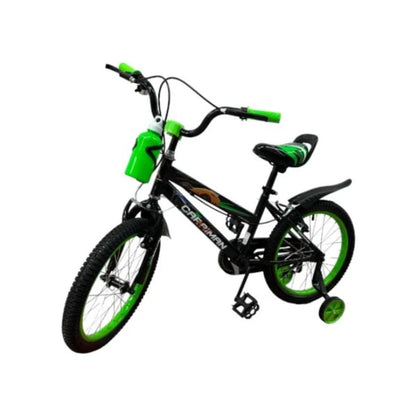Bicicleta CARAIMAN 14J, varsta 4 - 6 ani, Roti 14" , Suport Sticla, Roti ajutatoare
