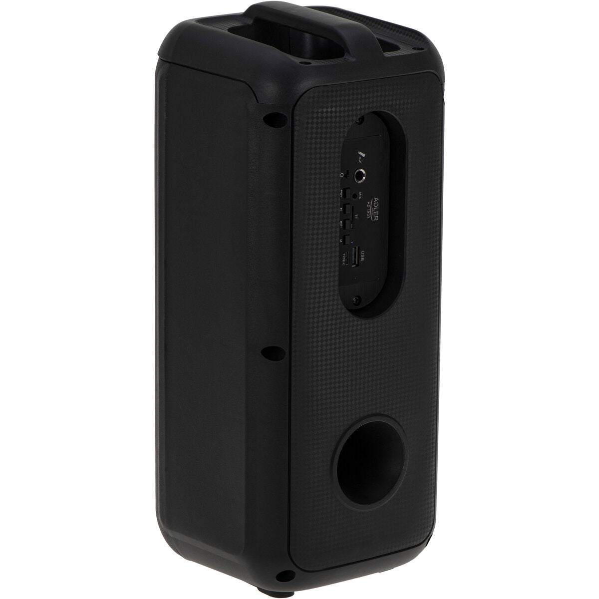 Boxă Portabilă Wireless cu Radio și Microfon, 17 x 17 x 37,5 cm