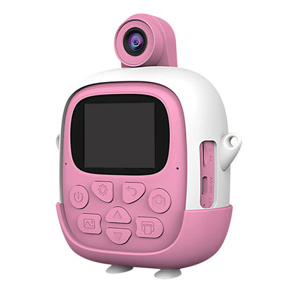 Aparat Foto cu Functie de Printare,Camera Frontala + Selfie, Cablu USB-C, Bluetooth, Compatibil iOS/Android,  Snur Inclus