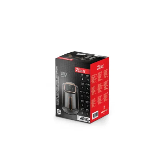 Aparat de cafea, putere 600W, capacitate 600ml, afisaj LED, negru