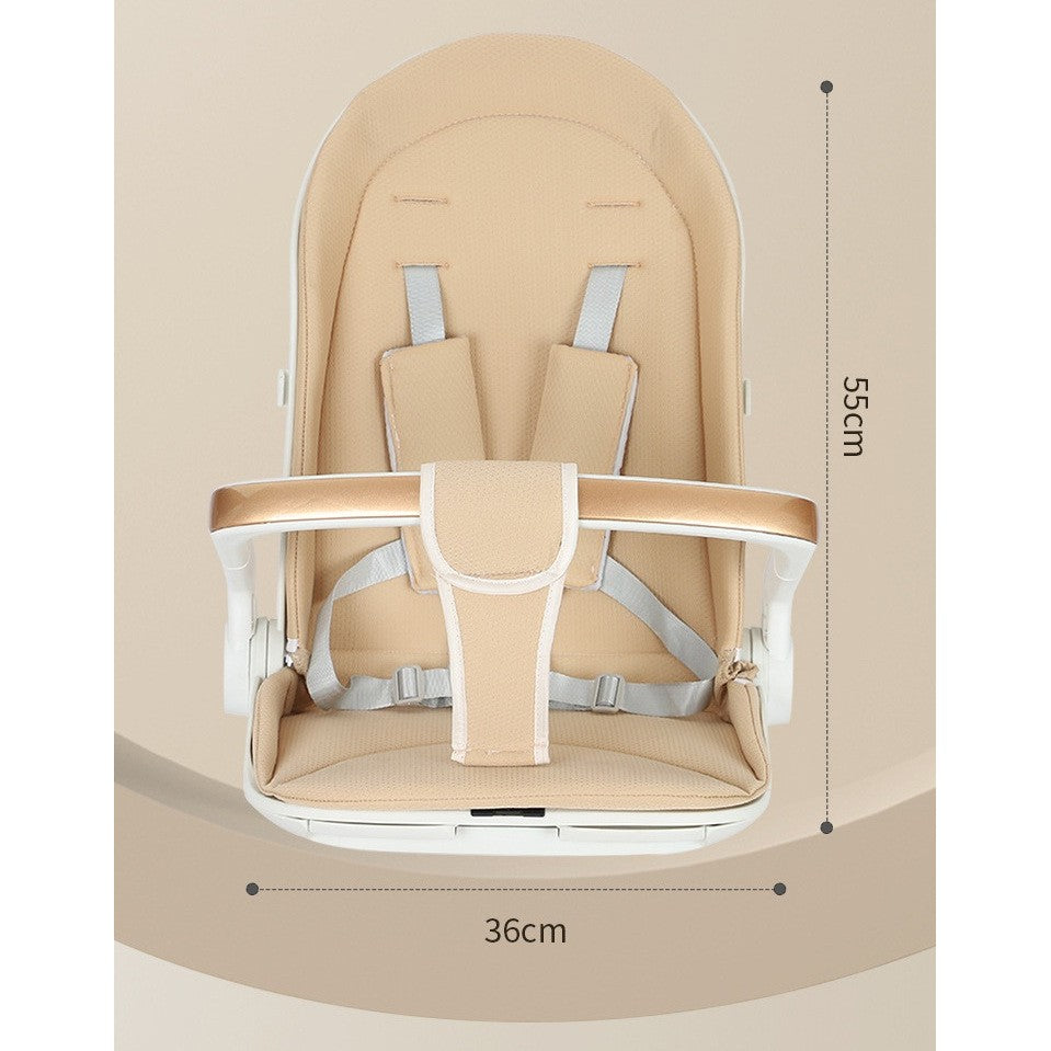 Carucior Sport 3in1, 6-36 Luni, Reversibil, Pliabil, Tavita pentru Masa, Pozitie de Somn, Centura de Siguranta, Roti 360, Suport Pahar, Copertina pentru Soare, 32x63x95cm, Alb, Model Ursulet