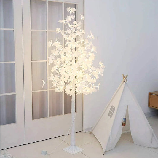 Copac decorativ de Crăciun, 128 leduri, 170 cm