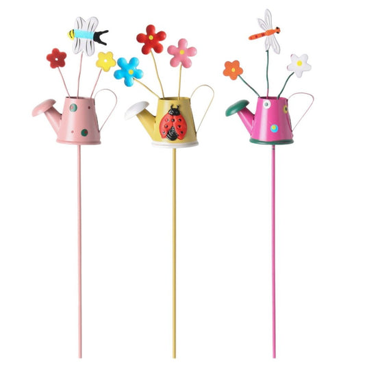 Decoratiune de gradina din metal, Model stropitoare, diverse modele, dimensiune aprox 40 cm inaltime
