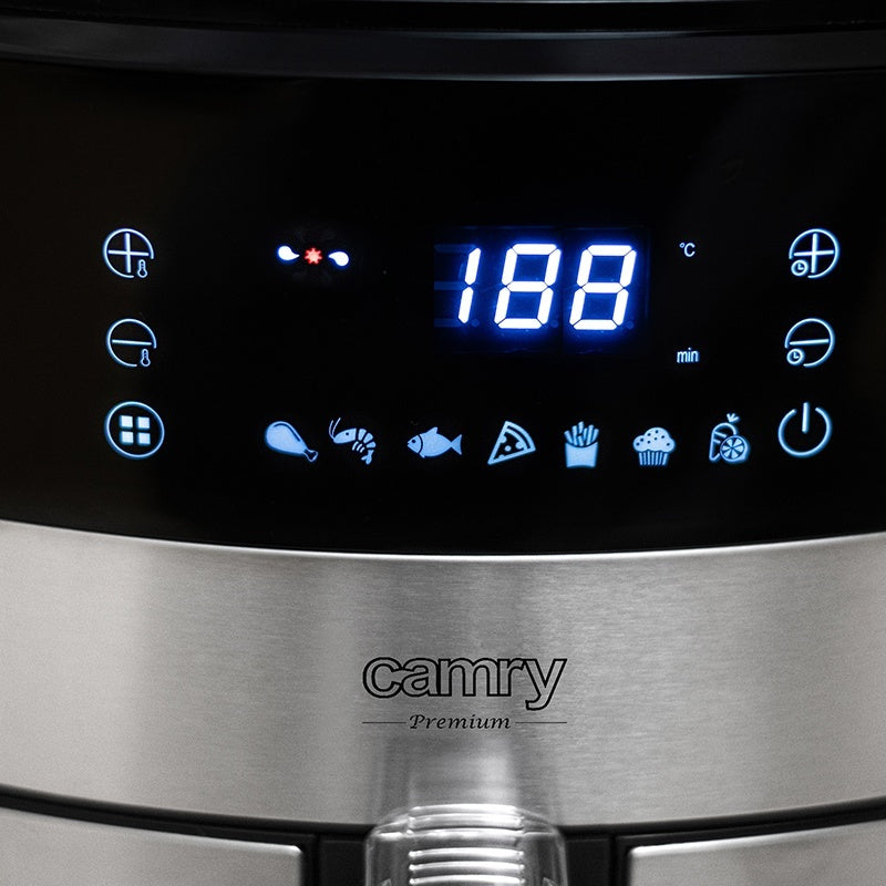 Friteuza Premium Air Fryer, Capacitate 5 L, 9 Programe