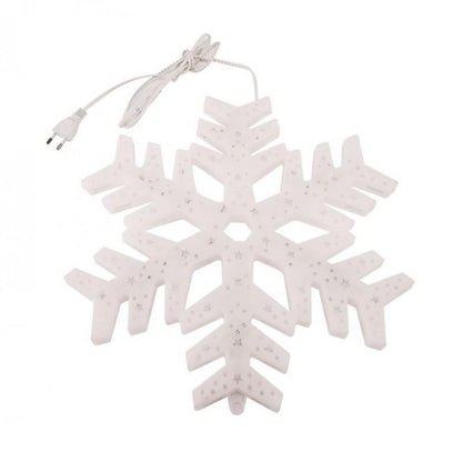 Decoratiune de Craciun, Fulg De Zapada, Multicolor, LED, 40x40CM
