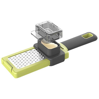 Razatoare Multifunctionala,  pentru Ustuoi, Branza, Cascaval, 20.3 x 5.8 x 3.3 cm, Verde/Gri