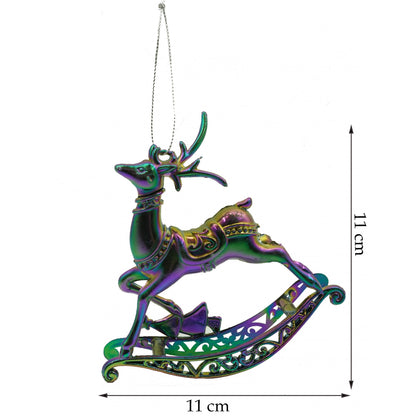 Ornament brad de Craciun in forma de Ren, 11 cm x 11 cm