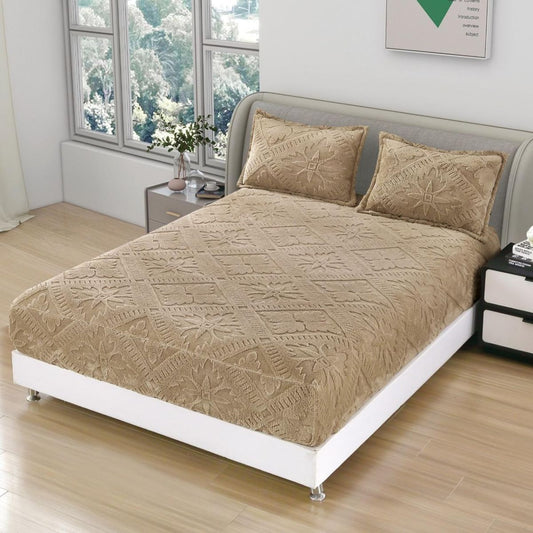 Set Husa Cocolino Cu 2 Fete De Perne, Material Premium, 180x200 cm, Cu Imprimeu 3D, Extra Moale și Calduroasă