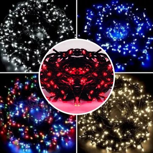 Instalatie tip sir de pom, 500 LED, 36 M, 8 jocuri de lumini