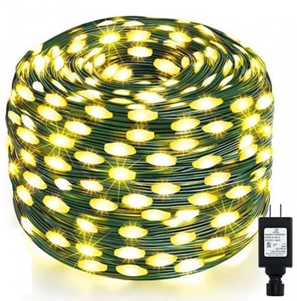 Instalatie liniara de exterior, tip banda cu led turnat, 30 metri, 240 led, jocuri de lumini