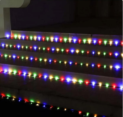 Instalatie liniara de exterior, tip banda cu led turnat, 30 metri, 240 led, jocuri de lumini
