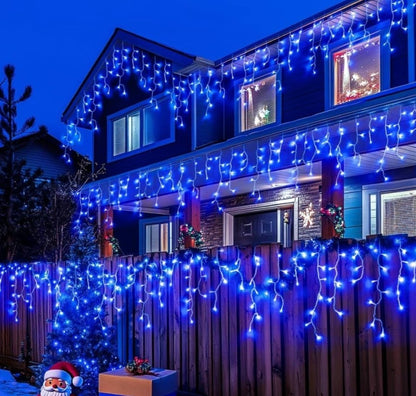 Instalatie exterior, turturi cu FLASH, 25 metri, 500 LED