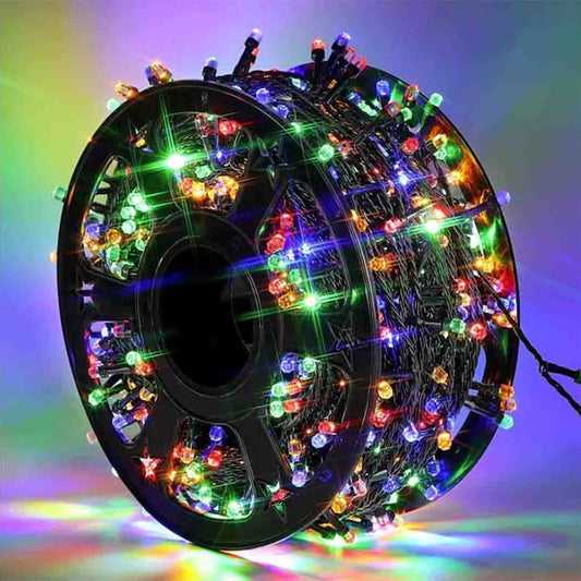 Instalatie rola decorativa pentru Craciun, 200 LED, 40 M, Multicolor