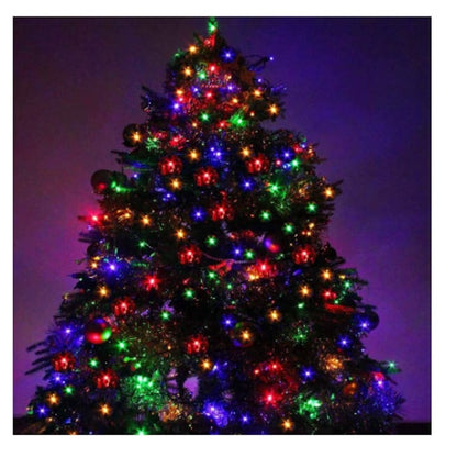 Instalatie rola decorativa pentru Craciun, 180 LED, 30 M, Multicolor