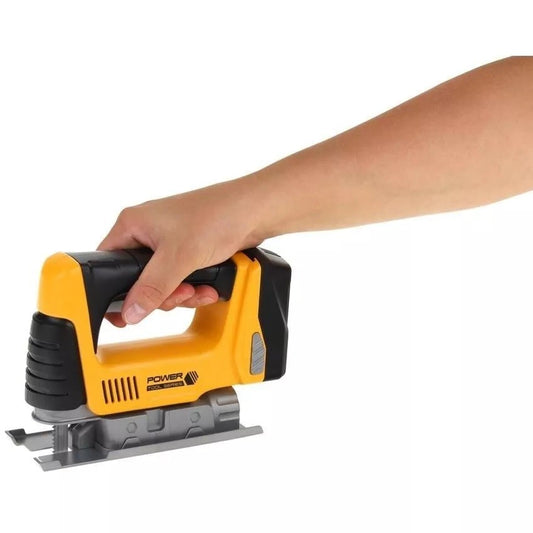 Jucarie Fierastrau Pendular pentru Copii,  Material Plastic, Interactiv, Distractiv, 19.5x18x6.5 cm, Portocaliu