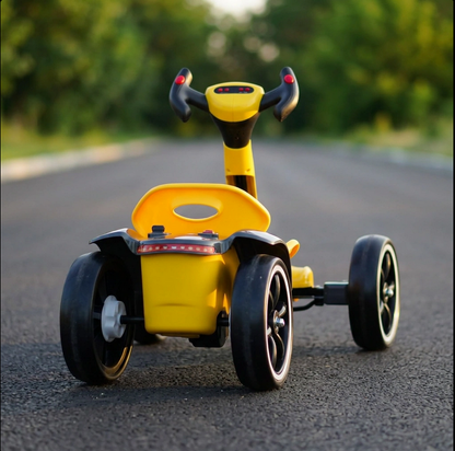 Cart Electric pentru Copii,  12V, varsta 3 - 8 ani, Telecomanda, Design Sportiv