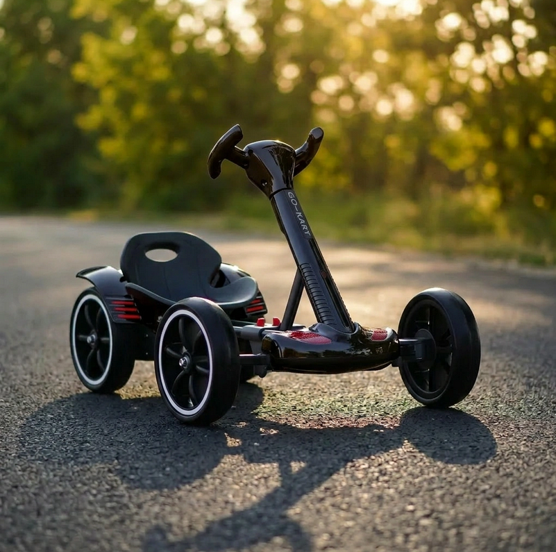 Cart Electric pentru Copii,  12V, varsta 3 - 8 ani, Telecomanda, Design Sportiv