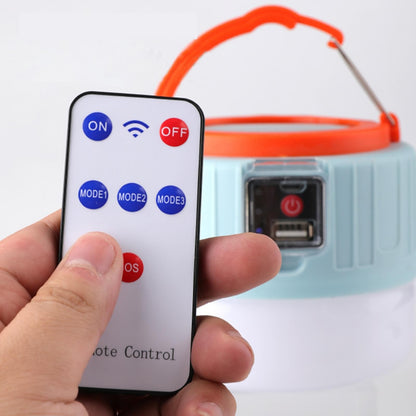 Lampa Portabila, Incarcare Solara + USB, Afisaj Inteligent al Bateriei, Raza de Actiune 32 mp, 6x9x11 cm, 3 Moduri, Alb