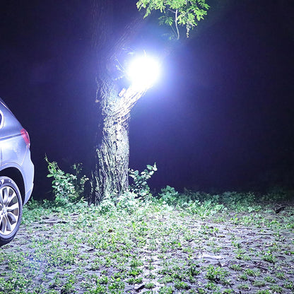 Lampa Portabila, Incarcare Solara + USB, Afisaj Inteligent al Bateriei, Raza de Actiune 32 mp, 6x9x11 cm, 3 Moduri, Alb