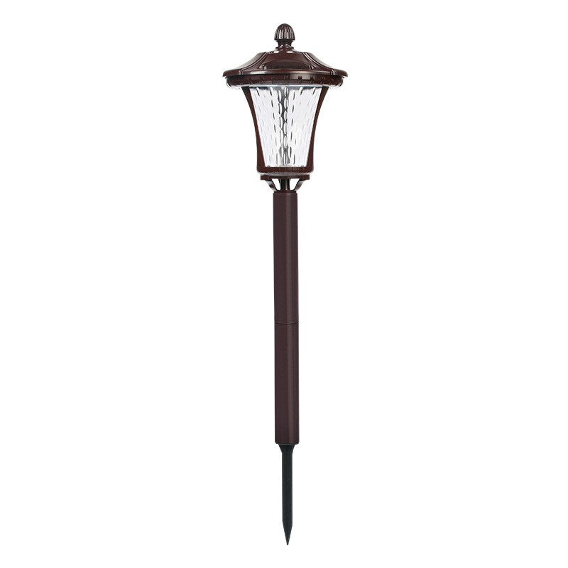 Lampa solara cu prindere in pamant, inaltime 65 cm, Alb Rece