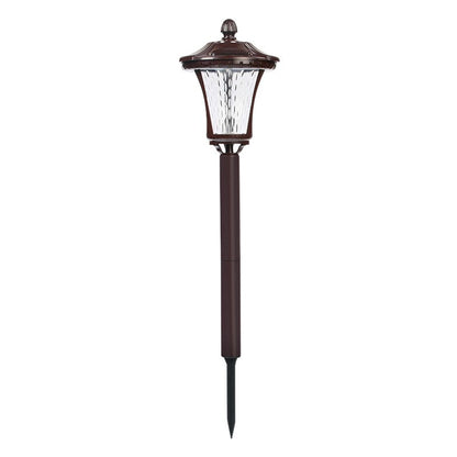 Lampa solara cu prindere in pamant, inaltime 65 cm, Alb Rece