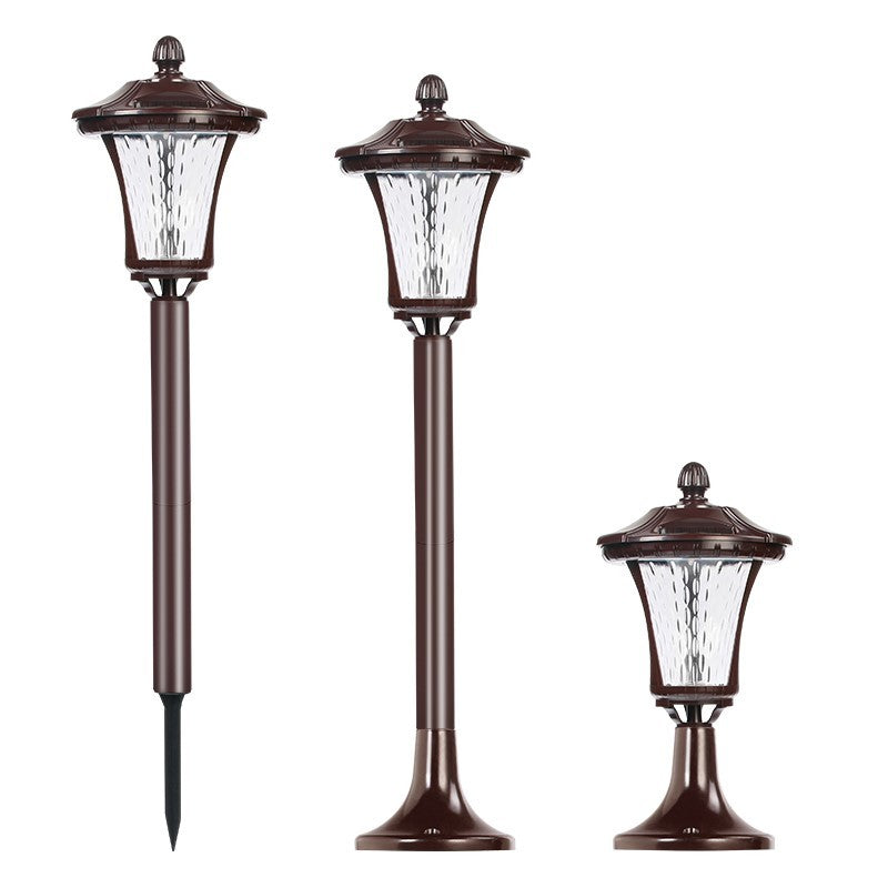 Lampa solara cu prindere in pamant, inaltime 65 cm, Alb Rece