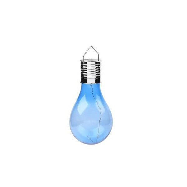 Lampa Solara LED Decorativa sub forma de Bulb, pentru exterior, suspendata, IP65, Ultron Transparent