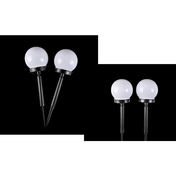 Lampa solara LED, Sferica, Tip Glob, Diametru 10 cm, Alb cald