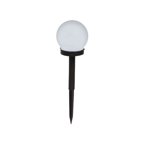 Lampa solara LED, Sferica, Tip Glob, Diametru 10 cm, Alb cald