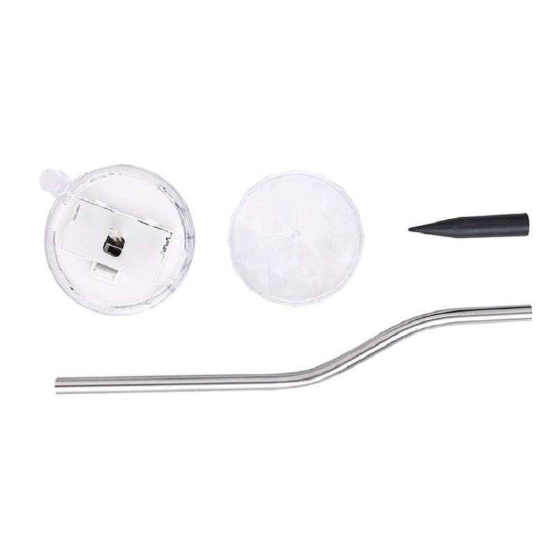 Lampa solara LED tip Diamant pentru gradina, inaltime 30 cm, 2V, ABS, 600mAh