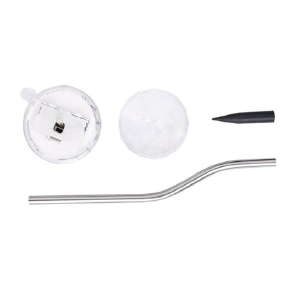 Lampa solara LED tip Diamant pentru gradina, inaltime 30 cm, 2V, ABS, 600mAh