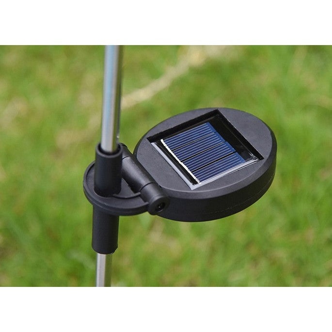Lampa solara LED tip Floarea Soarelui cu 3 flori, inaltime 70 cm, Pentru gradina