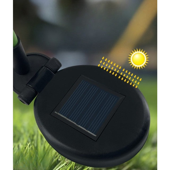 Lampa Solara LED, tip Lalele cu 3 flori, pentru Gradina, Inaltime 78 cm