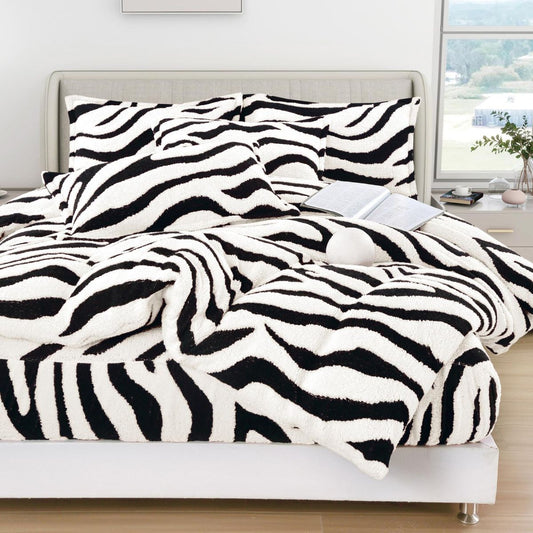 Set Lenjerie, Material Cocolino Premium, Cearceaf de Pat cu Elastic 180x200cm, cu 2 Fete de Perna 55x80cm Incluse