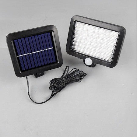 Lumina cu incarcare solara, 56 LED cu 1 grila pe inductie, montaj pe perete