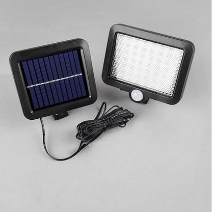Lumina cu incarcare solara, 56 LED cu 1 grila pe inductie, montaj pe perete