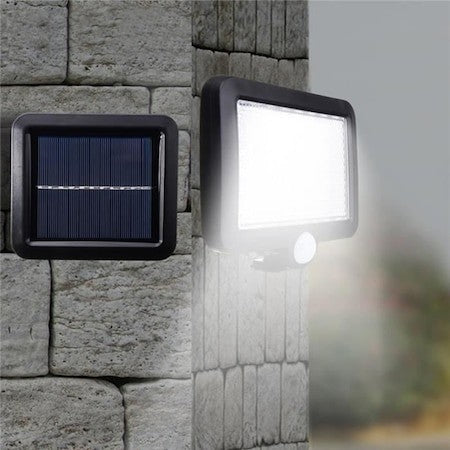 Lumina cu incarcare solara, 56 LED cu 1 grila pe inductie, montaj pe perete