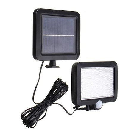 Lumina cu incarcare solara, 56 LED cu 1 grila pe inductie, montaj pe perete
