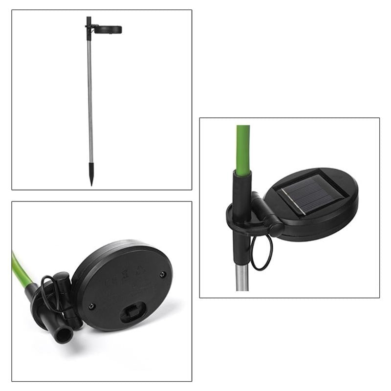 Lumina solara LED tip Spic de grau, inaltime 80 cm, pentru gradina