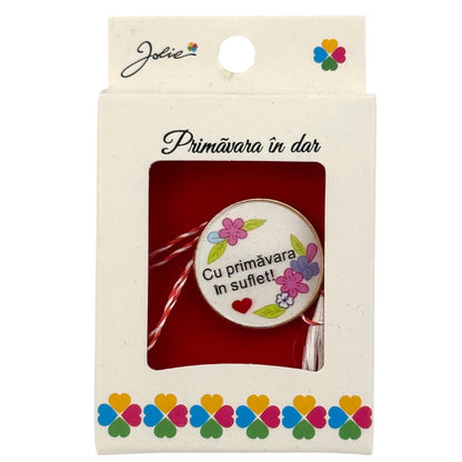 Box 12 Martisoare Brosa Modele Traditionale + 12 Pungi Cadou